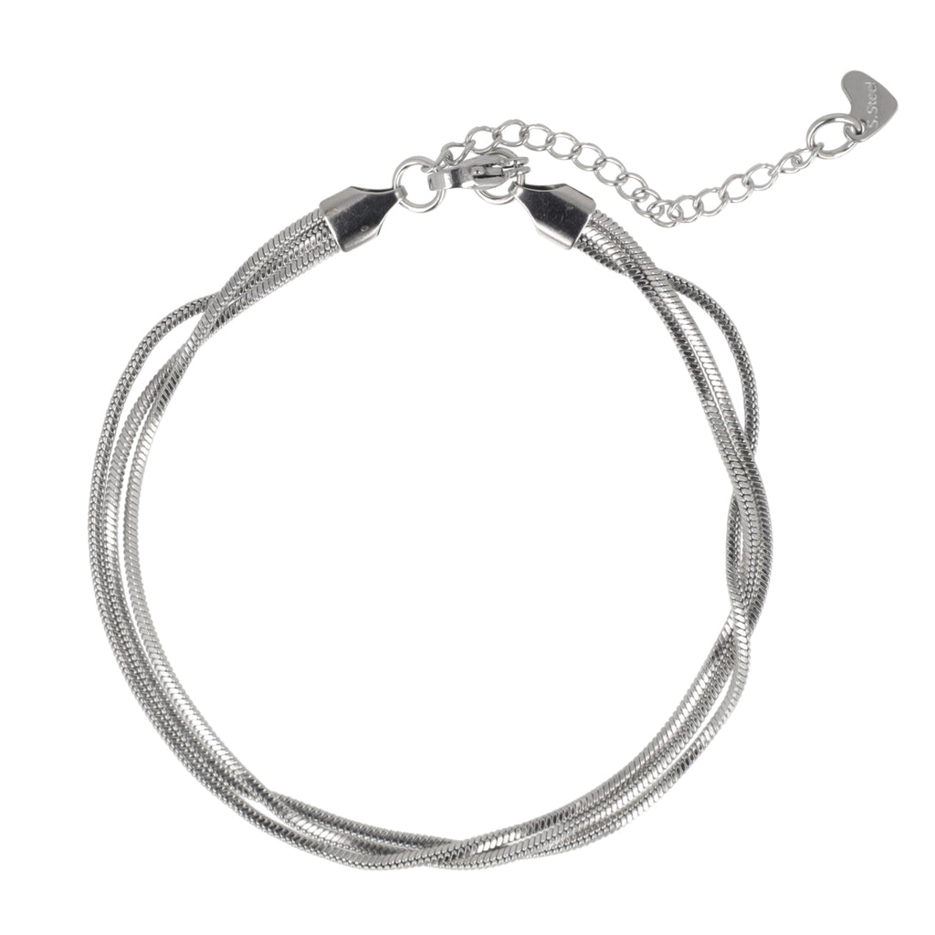 Triple Thread Anklet - Sour Cherry