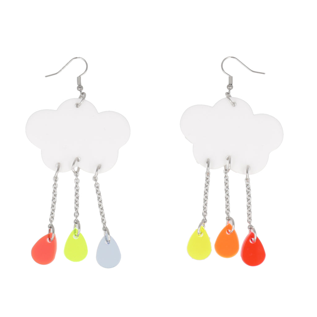 UV Acid Rain Earrings - Sour Cherry
