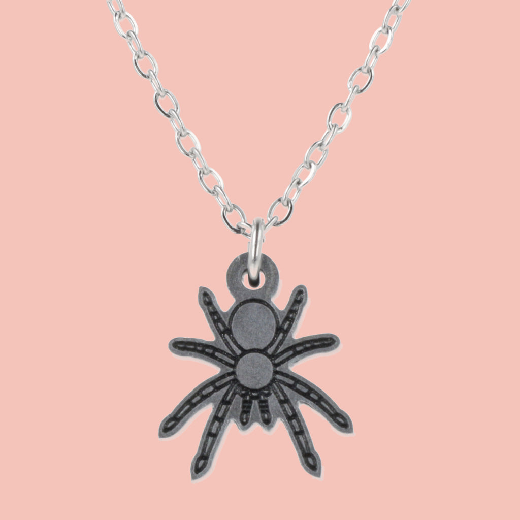 Web Developer Spider Necklace - Sour Cherry