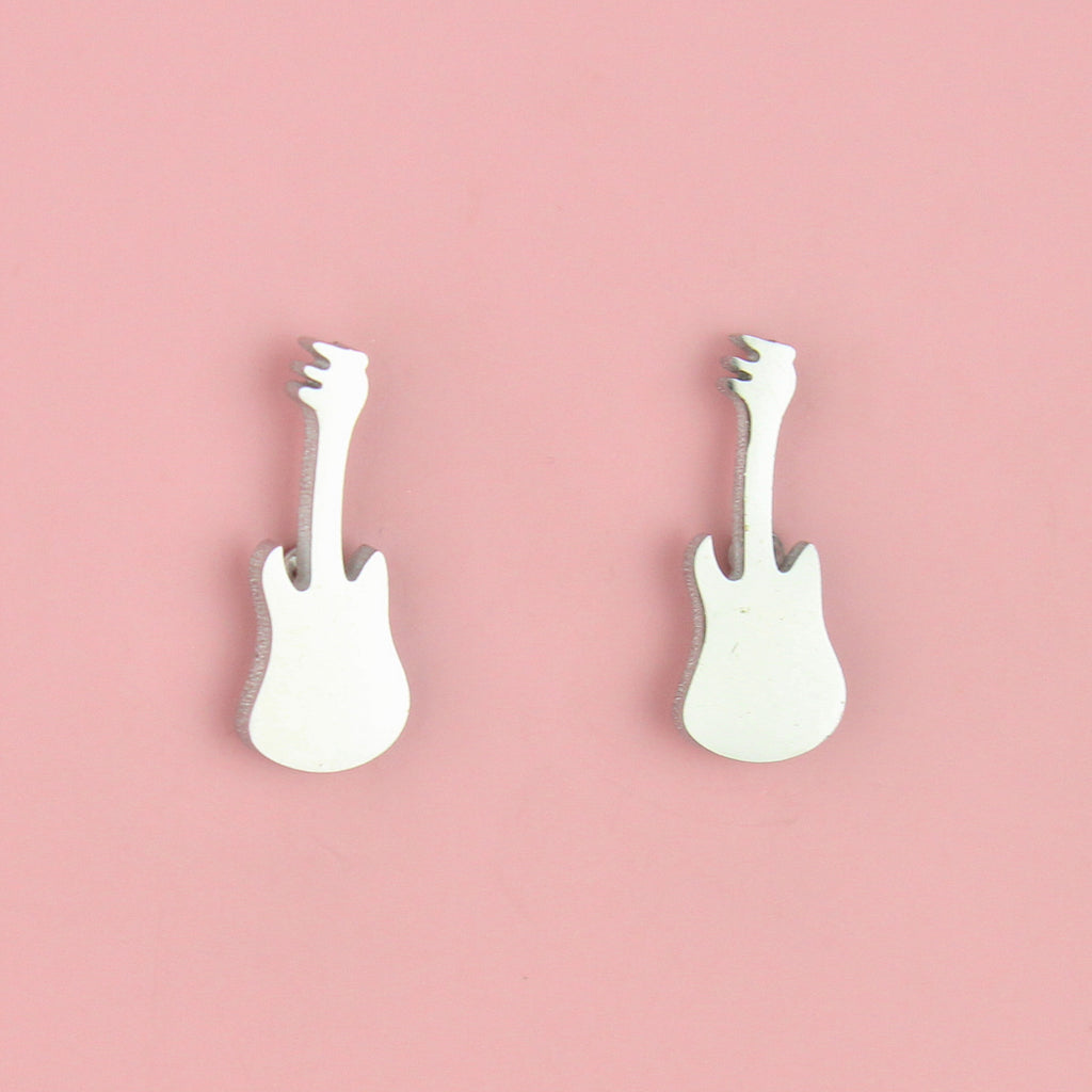 Stainless steel electric guitar shaped studs
