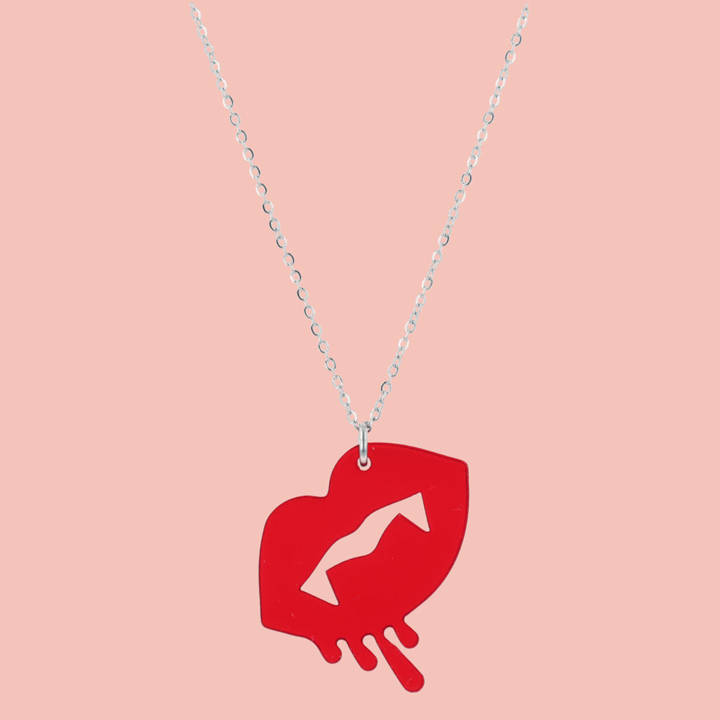 What Would Buffy Do? Necklace - Sour Cherry