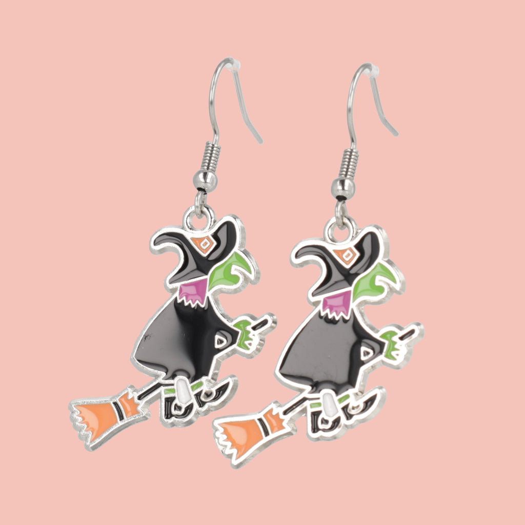Witch, You Oughta Know Earrings - Sour Cherry