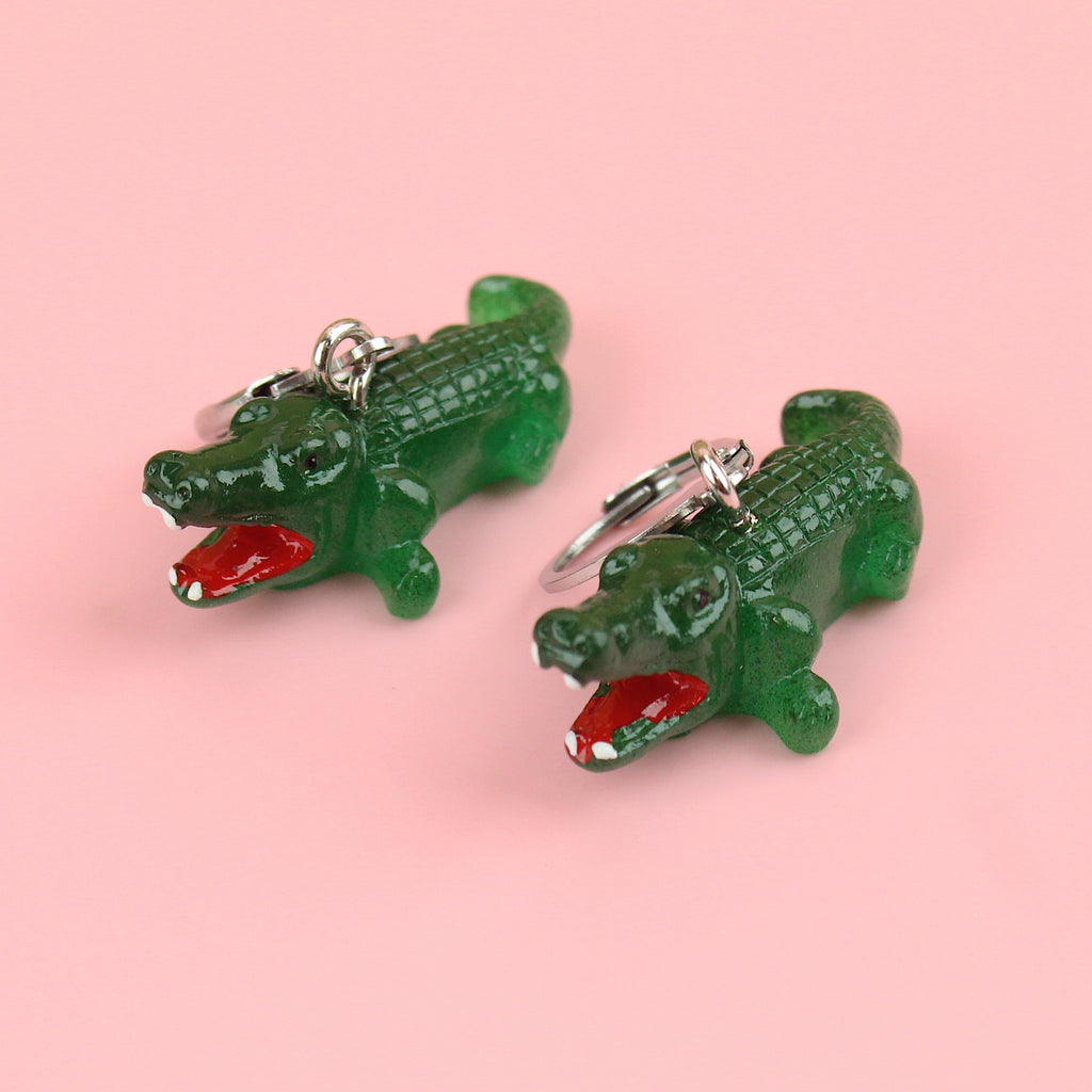 You Croc My World Earrings - Sour Cherry