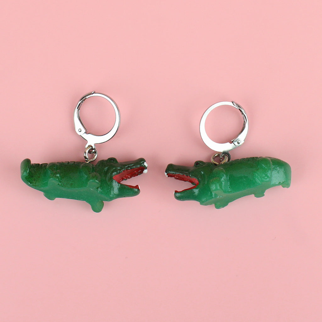 You Croc My World Earrings - Sour Cherry