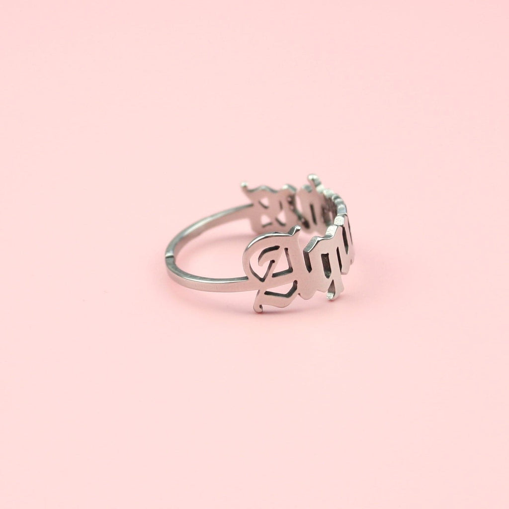 Aquarius Zodiac Ring - Sour Cherry