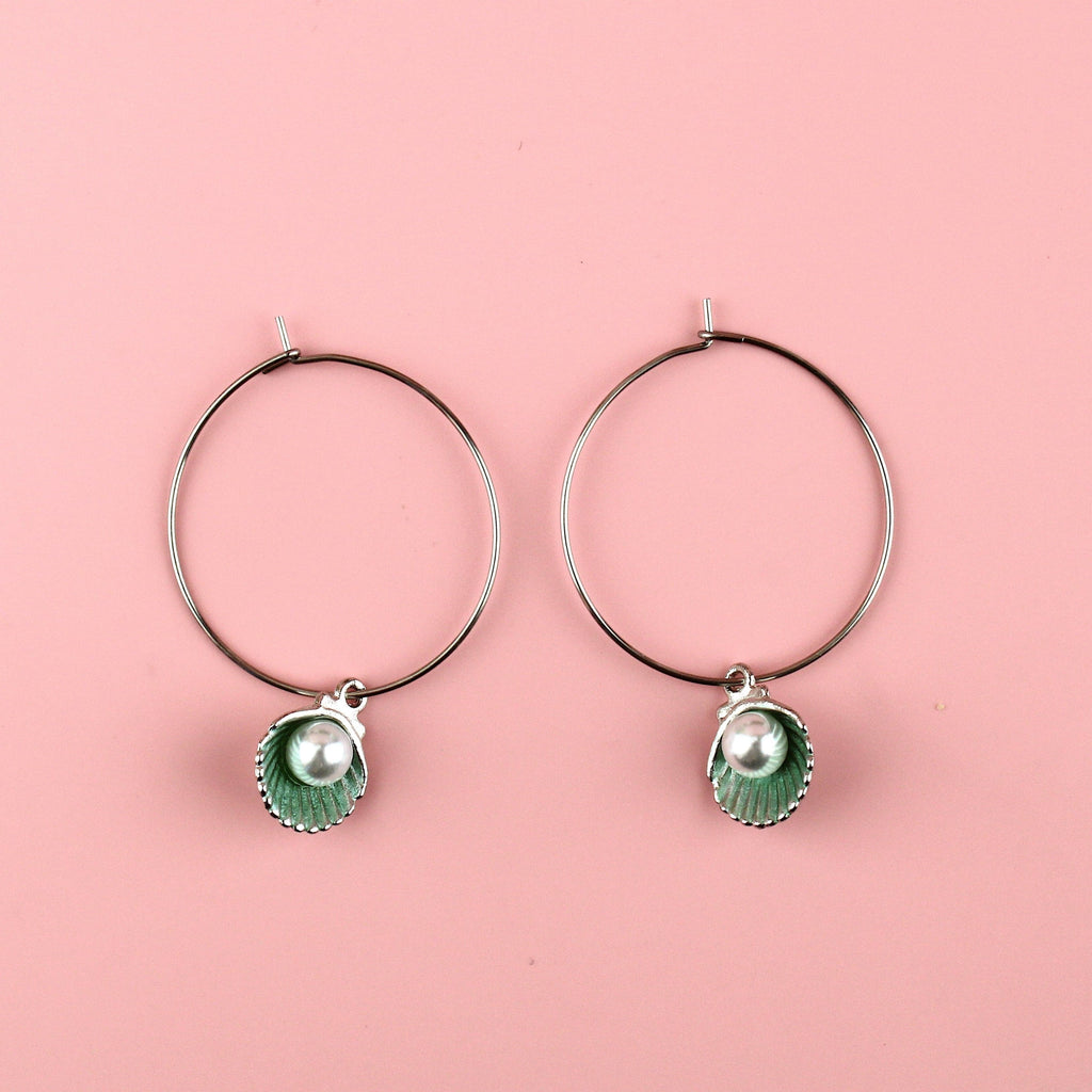 Beachy Keen Earrings (Green) - Sour Cherry
