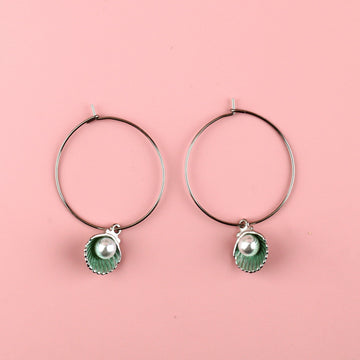Beachy Keen Earrings (Green) - Sour Cherry