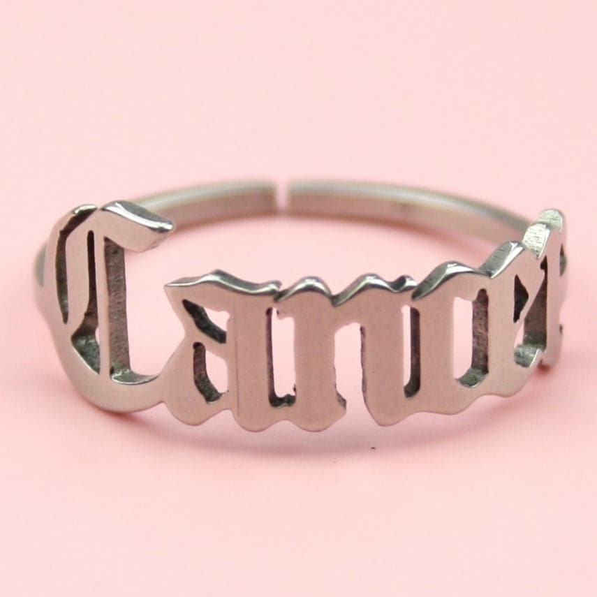 Cancer Zodiac Ring - Sour Cherry