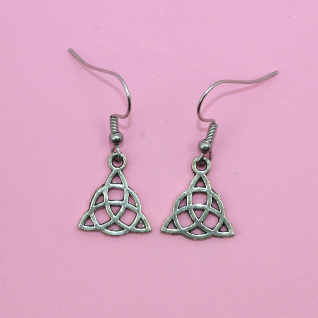 Charmed Celtic Knot Earrings - Sour Cherry