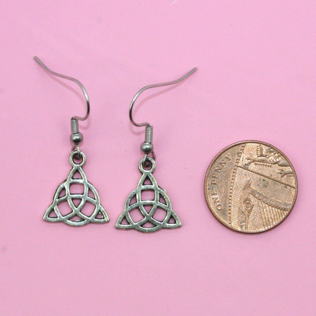 Charmed Celtic Knot Earrings - Sour Cherry