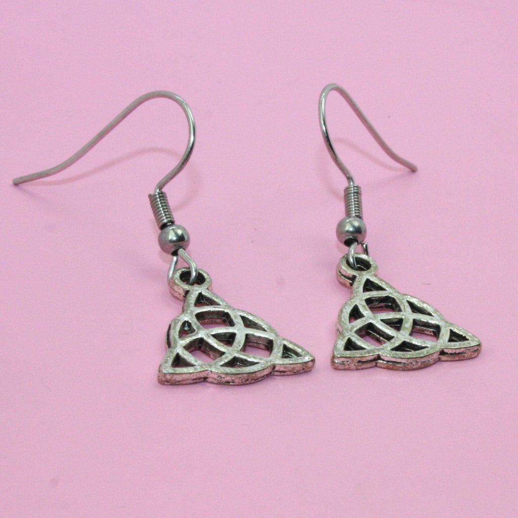 Charmed Celtic Knot Earrings - Sour Cherry