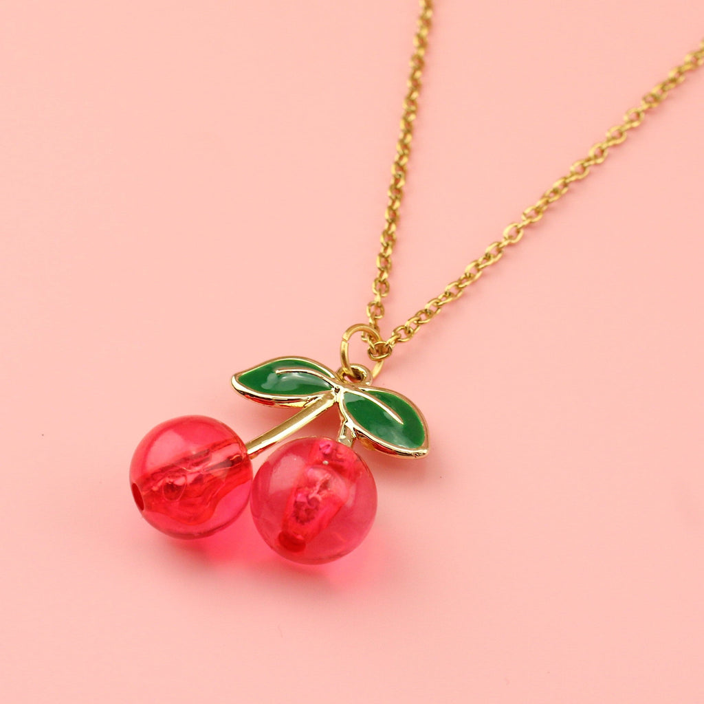 Cherry-licious Necklace - Sour Cherry