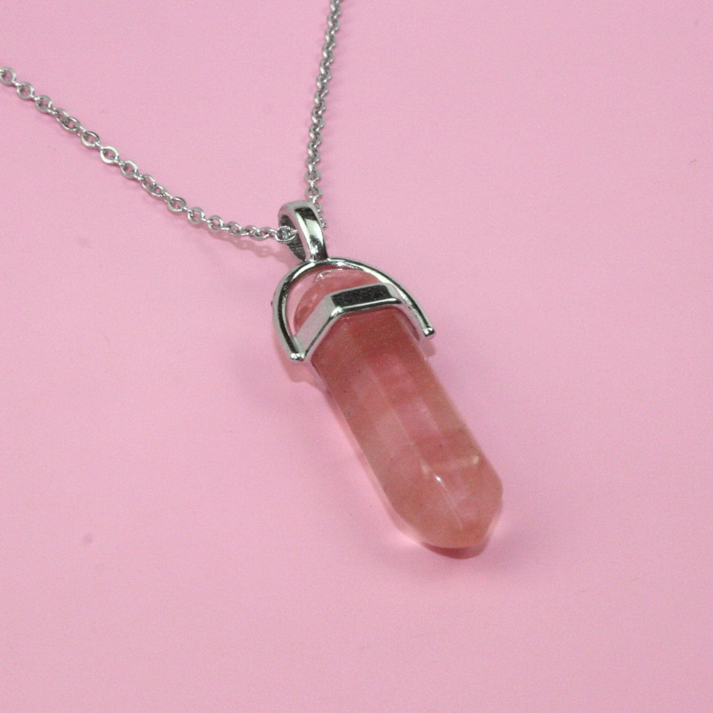 Cherry Quartz Necklace - Sour Cherry