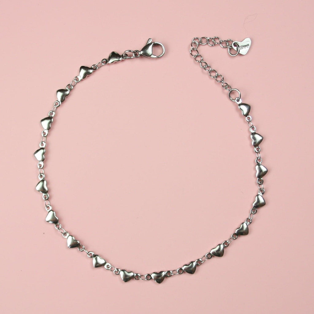 Heart Anklet - Sour Cherry