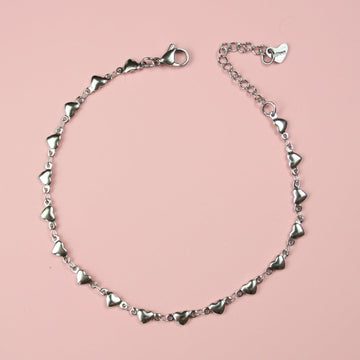 Heart Anklet - Sour Cherry