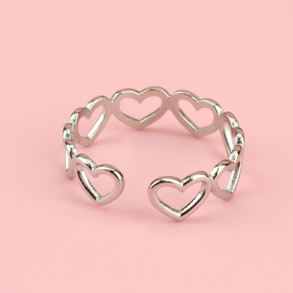 Heart Of Steel Ring - Sour Cherry
