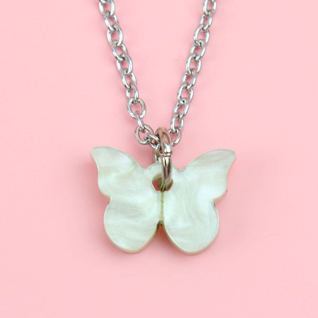 You're My Butterfly, Sugar Baby Necklace (Marble Green) - Sour Cherry