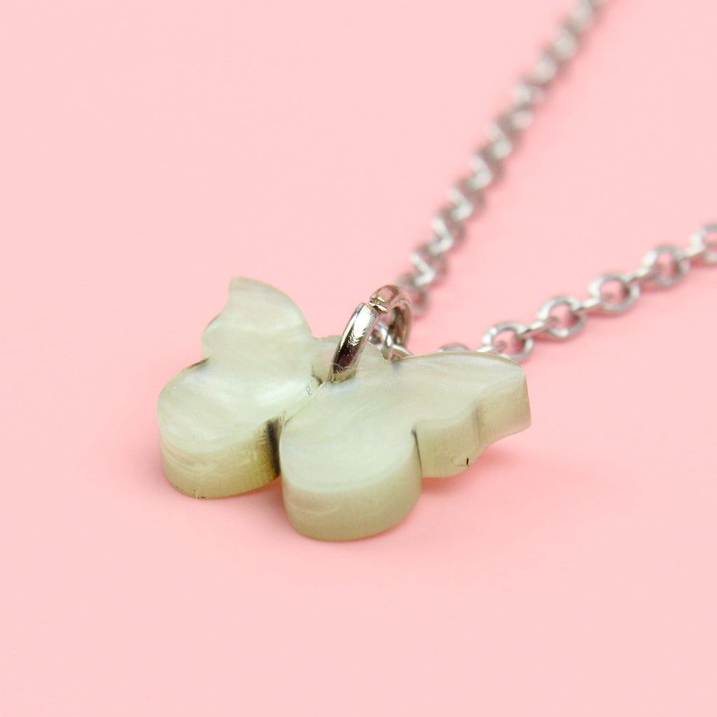 You're My Butterfly, Sugar Baby Necklace (Marble Green) - Sour Cherry