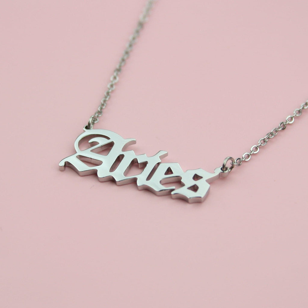 Aries Horoscope Necklace - Sour Cherry