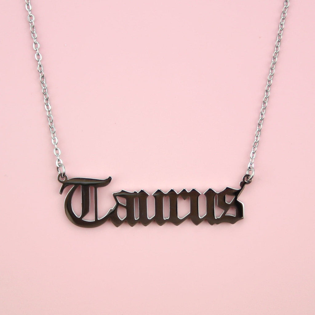 Taurus Horoscope Necklace - Sour Cherry