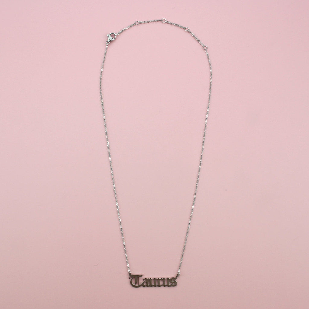 Taurus Horoscope Necklace - Sour Cherry