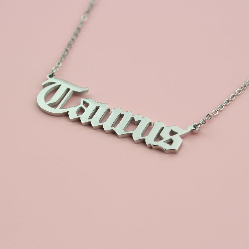 Taurus Horoscope Necklace - Sour Cherry