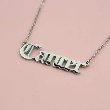 Cancer Horoscope Necklace - Sour Cherry