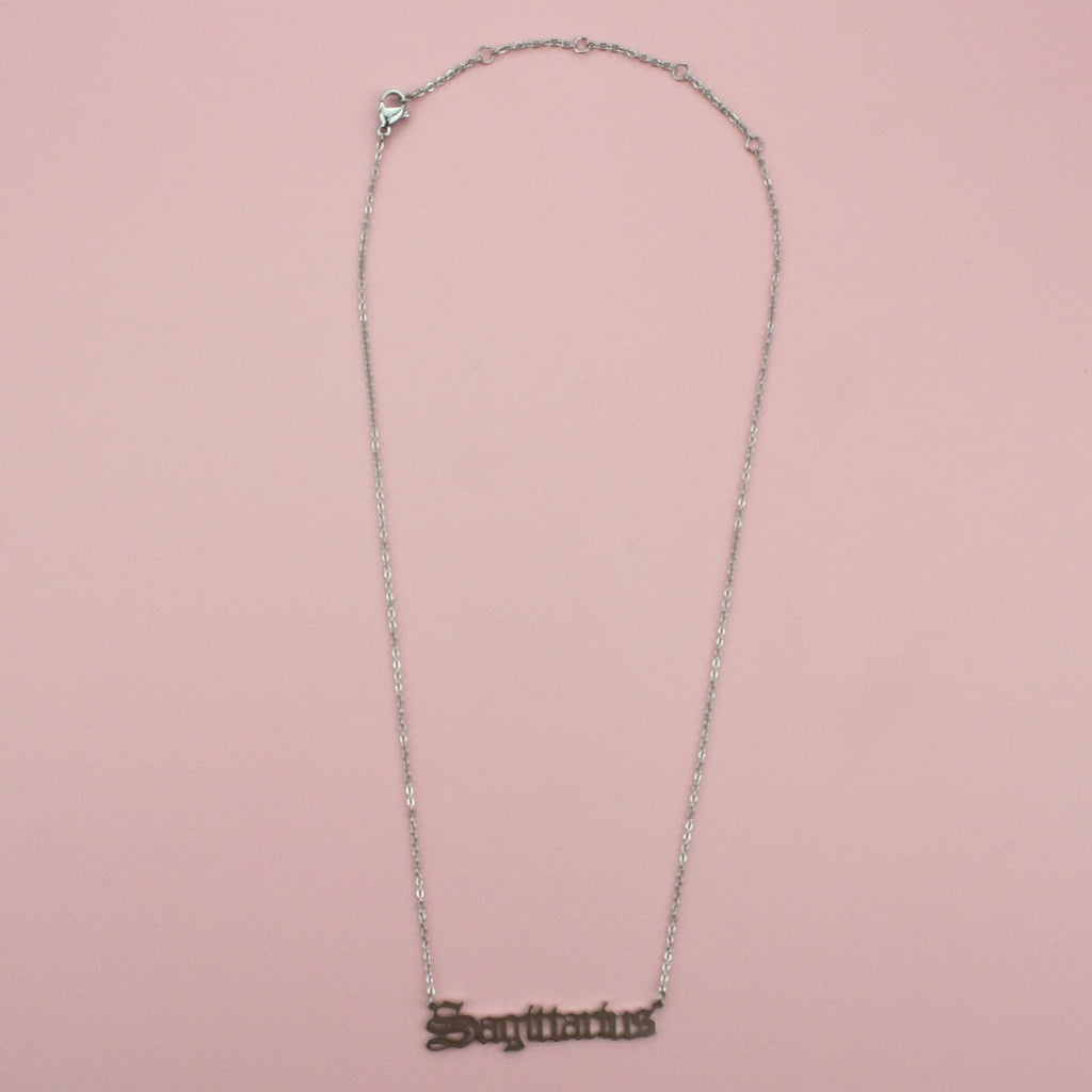 Sagittarius Horoscope Necklace - Sour Cherry