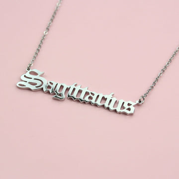 Sagittarius Horoscope Necklace - Sour Cherry