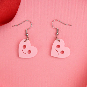 Don't Go Breaking My Heart (Pink) Earrings - Sour Cherry