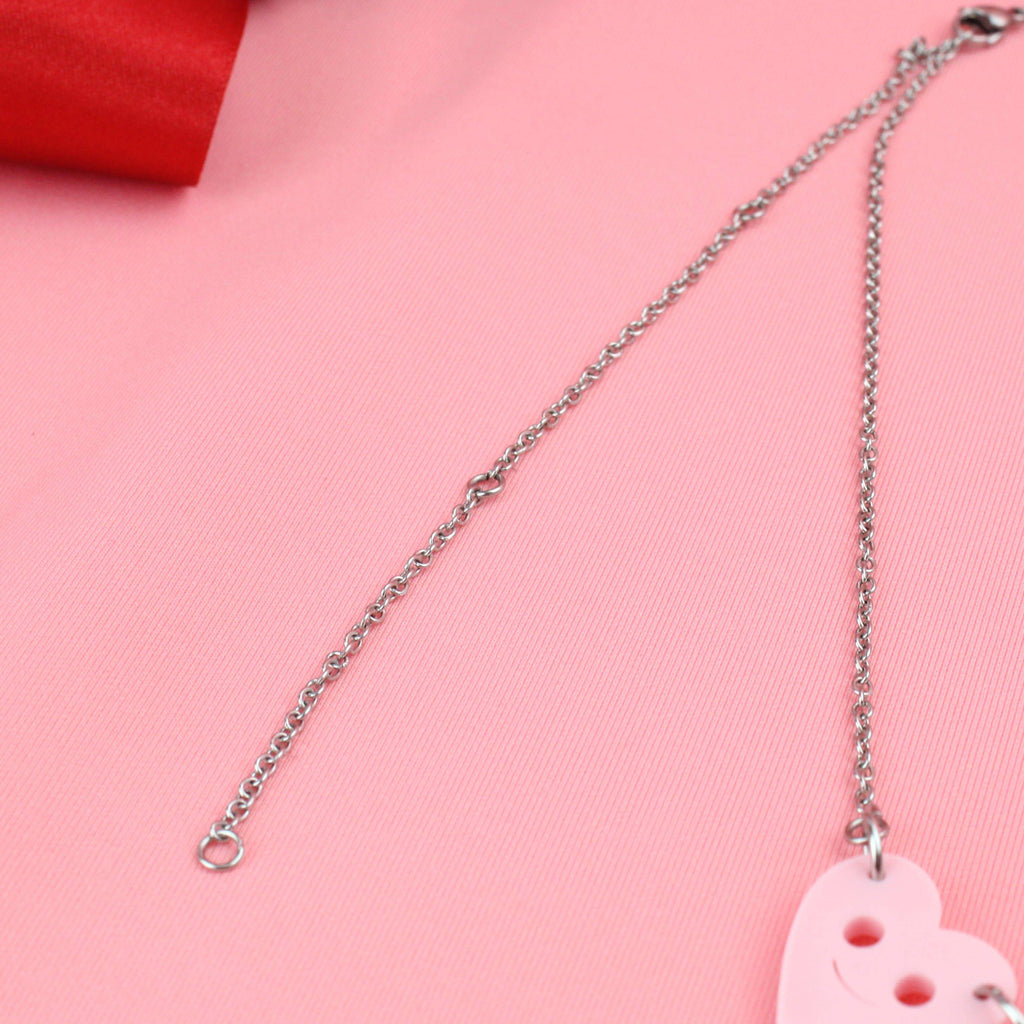 Don't Go Breaking My Heart (Mini) Necklace - Sour Cherry