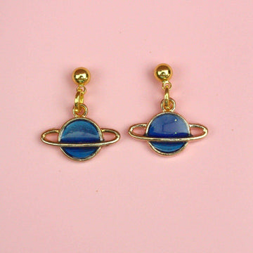 Blue Planet Earrings - Sour Cherry