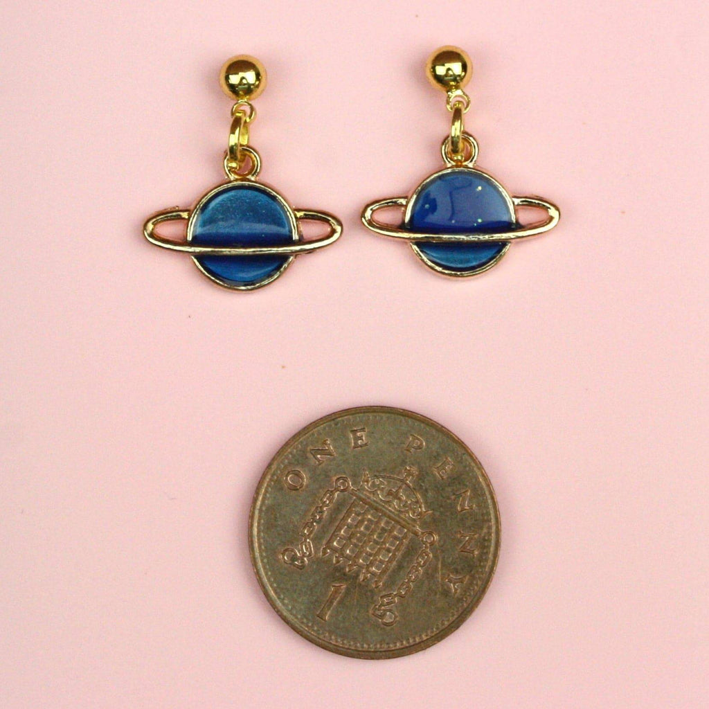 Blue Planet Earrings - Sour Cherry