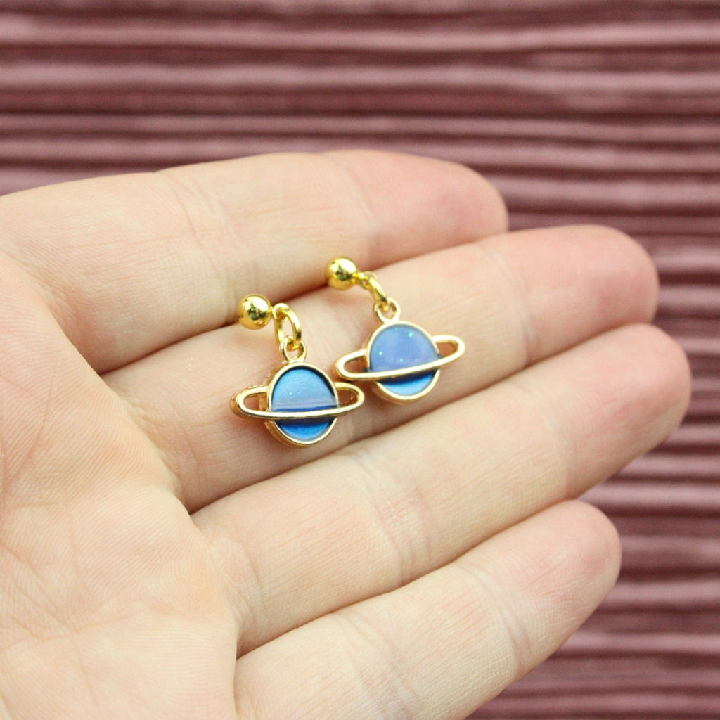 Blue Planet Earrings - Sour Cherry