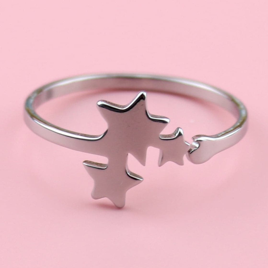 Celestial Star Ring (Stainless Steel) - Sour Cherry