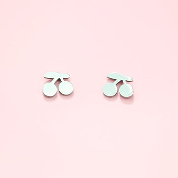Cherry Stud Earrings - Sour Cherry