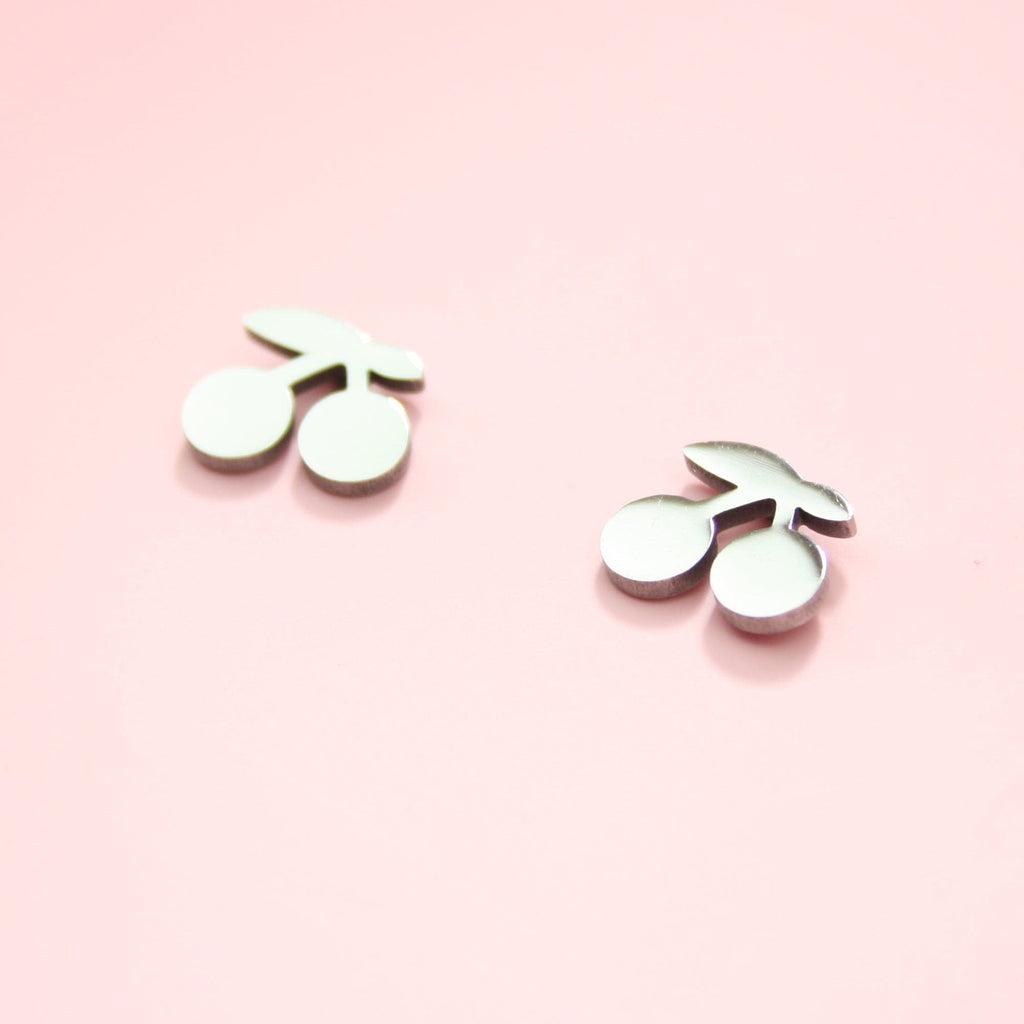 Cherry Stud Earrings - Sour Cherry