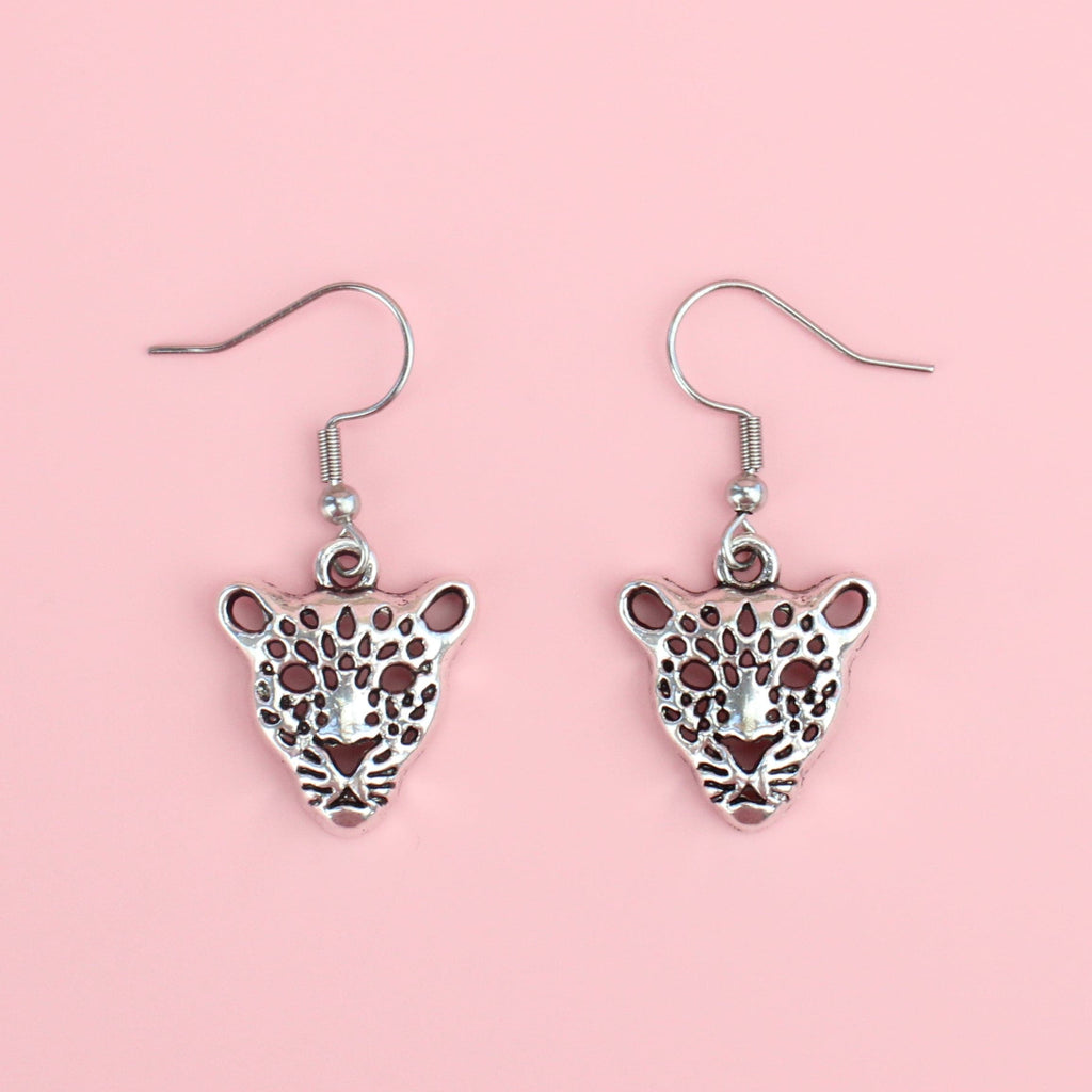 Lovely Leopard Earrings - Sour Cherry