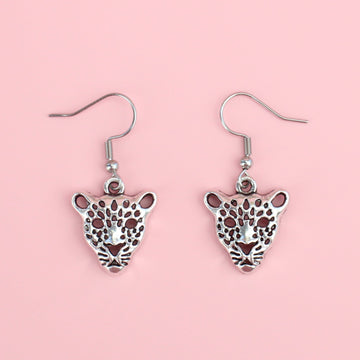 Lovely Leopard Earrings - Sour Cherry