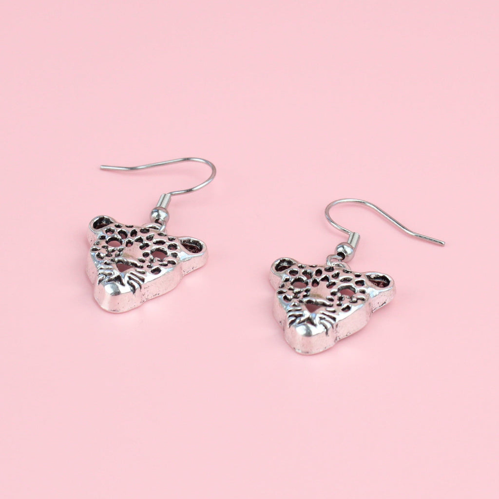 Lovely Leopard Earrings - Sour Cherry