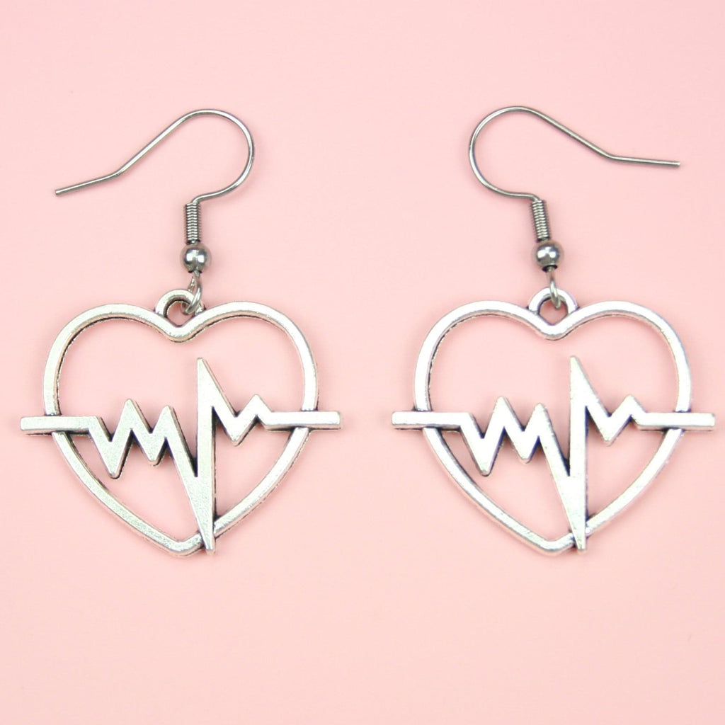 Heartbeat Earrings - Sour Cherry