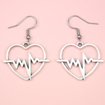 Heartbeat Earrings - Sour Cherry