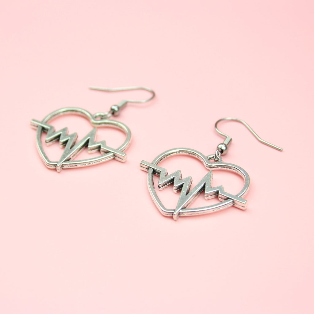 Heartbeat Earrings - Sour Cherry