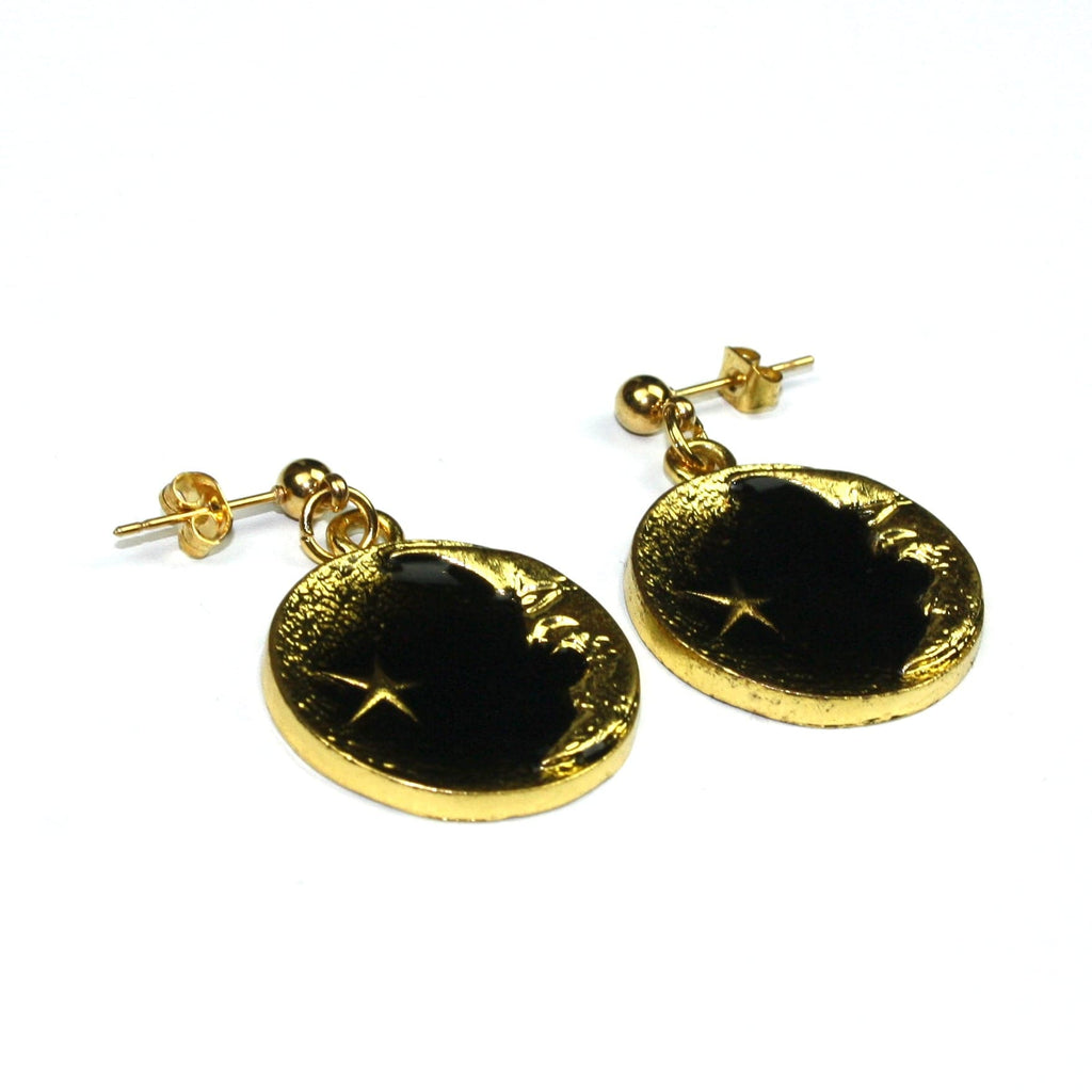 Once In A Black Moon Earrings - Sour Cherry