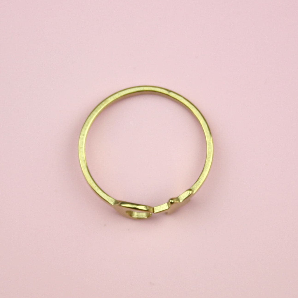 Moon & Star Ring (Gold Plated) - Sour Cherry