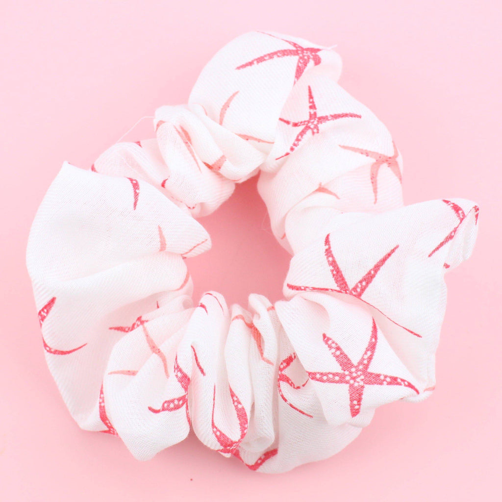 Starfish Scrunchie - Sour Cherry