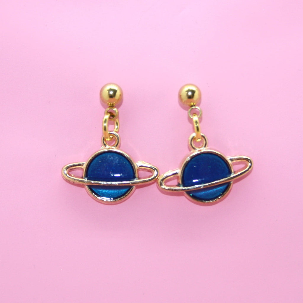 Blue Planet Earrings - Sour Cherry