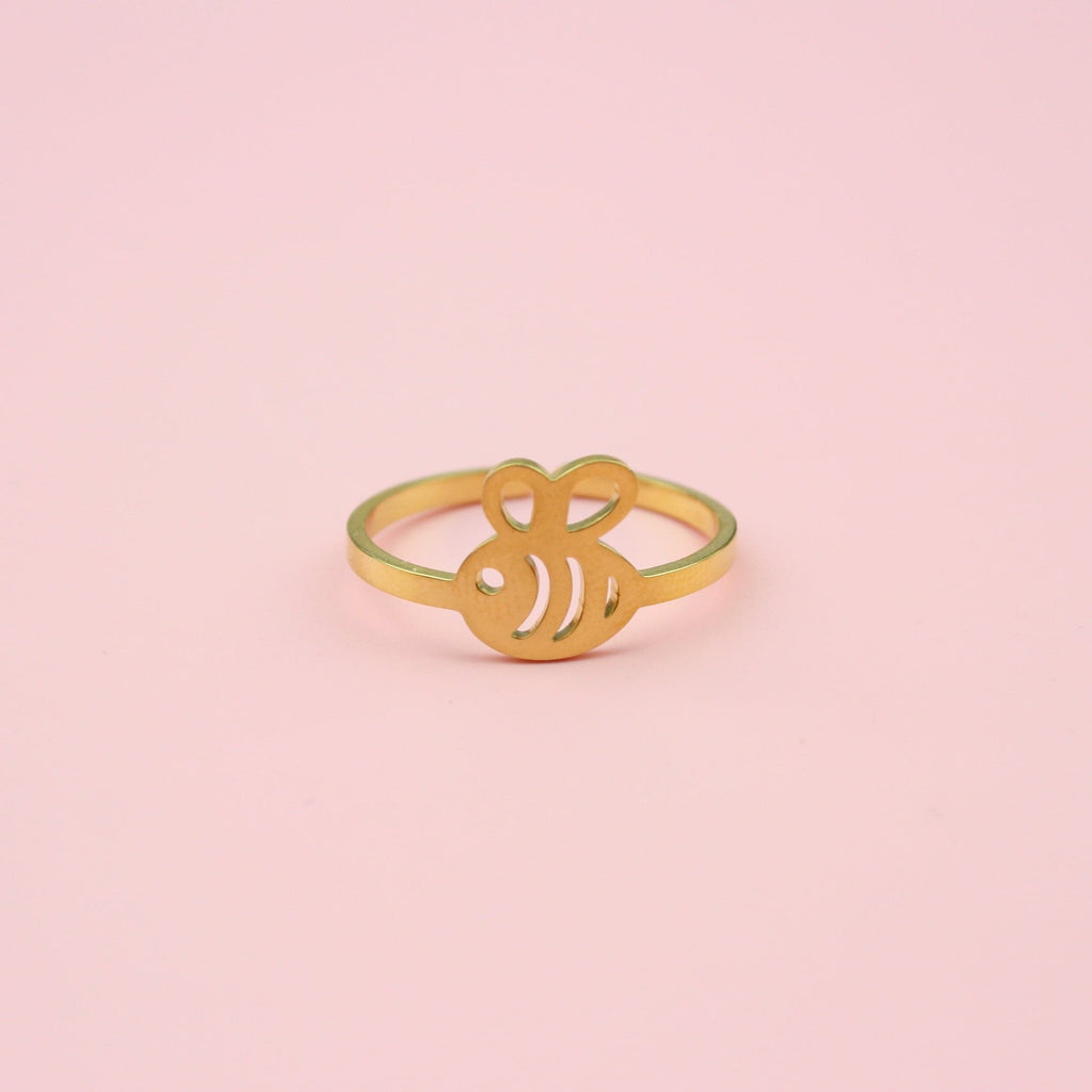 Bee Ring (Gold Plated) - Sour Cherry