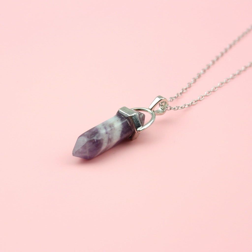 Amethyst Necklace - Sour Cherry