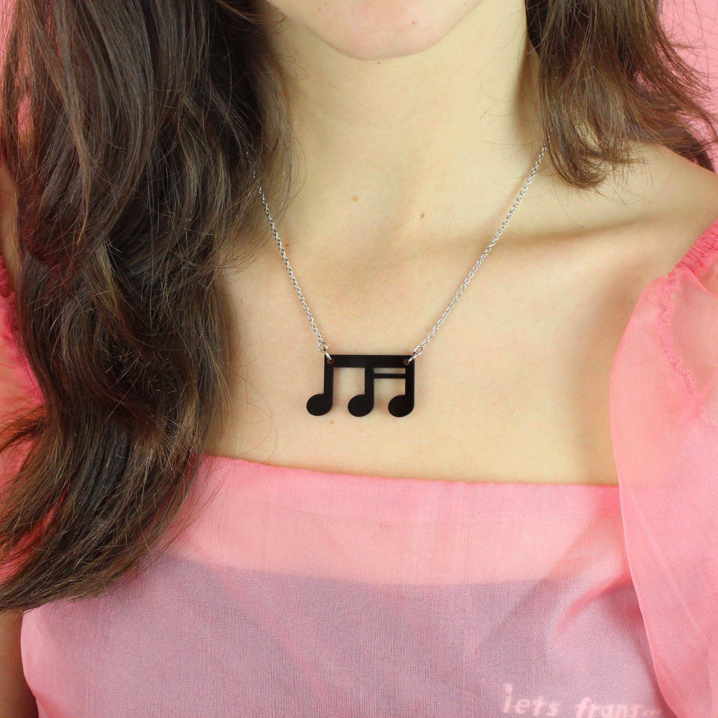 Beam Semiquaver Necklace - Sour Cherry